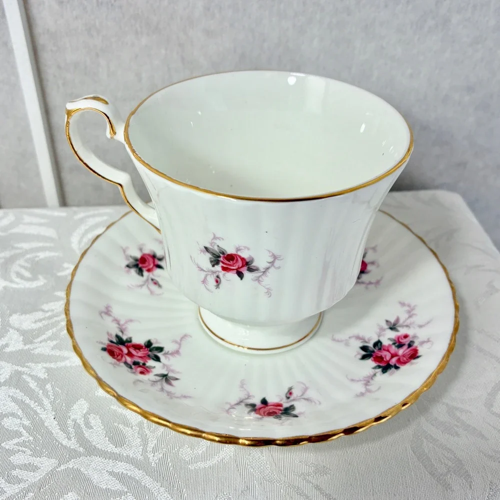 VTG Hammersley Princess House Spode Bone China Tea Cup Saucer Made in England